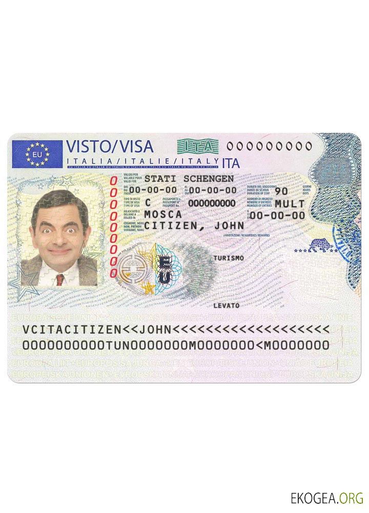 Visa Schengen Italie version 2